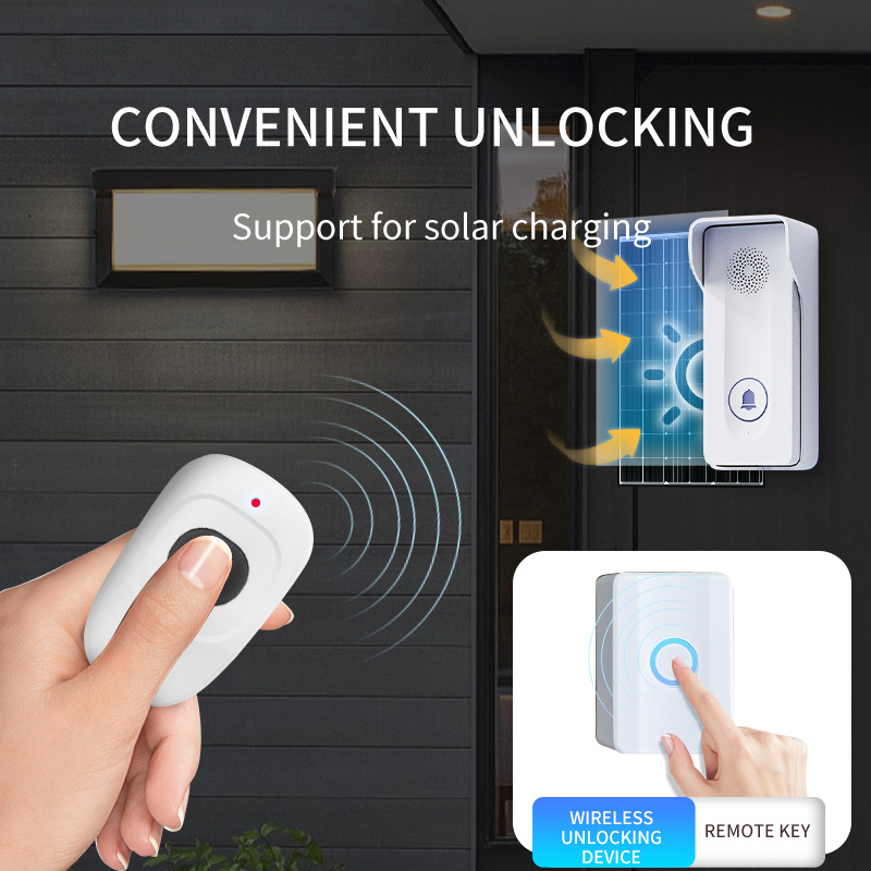 Wireless intercom doorbell